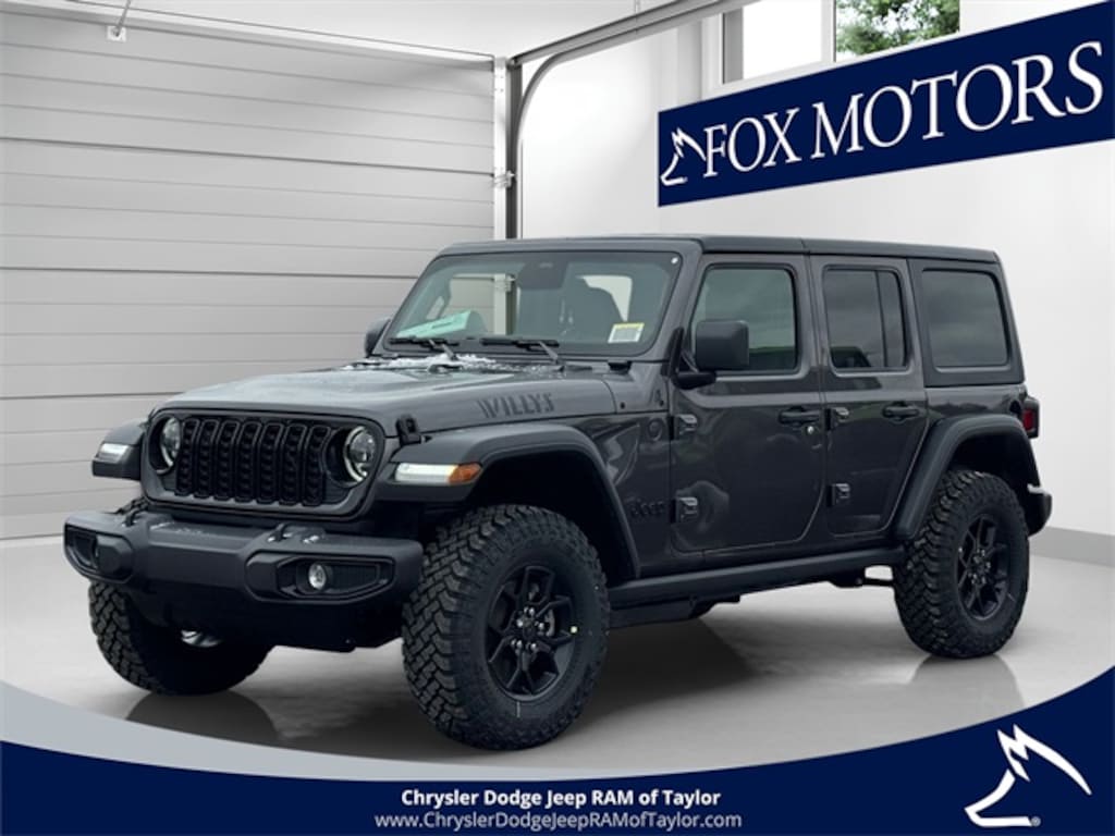 New 2026 Jeep Wrangler 4-DOOR WILLYS Sport Utility