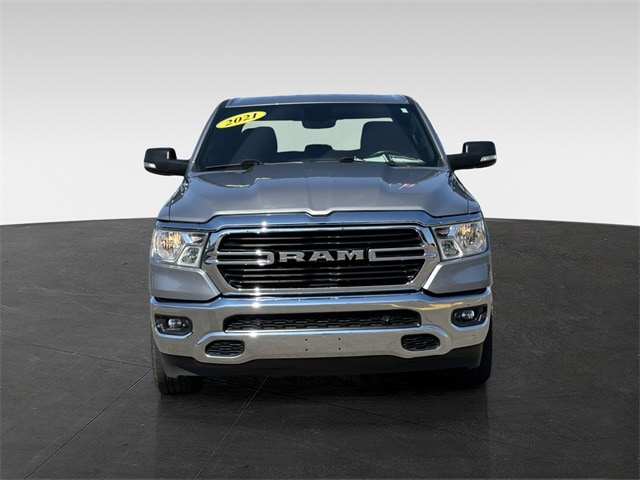 Certified 2021 RAM Ram 1500 Pickup Big Horn/Lone Star with VIN 1C6SRFFT2MN777525 for sale in Taylor, MI