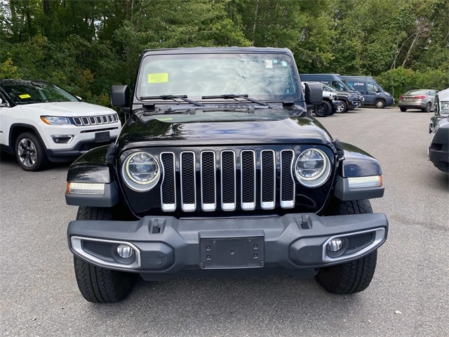 Used 2019 Jeep Wrangler Unlimited Sahara with VIN 1C4HJXEN4KW620685 for sale in Brockton, MA