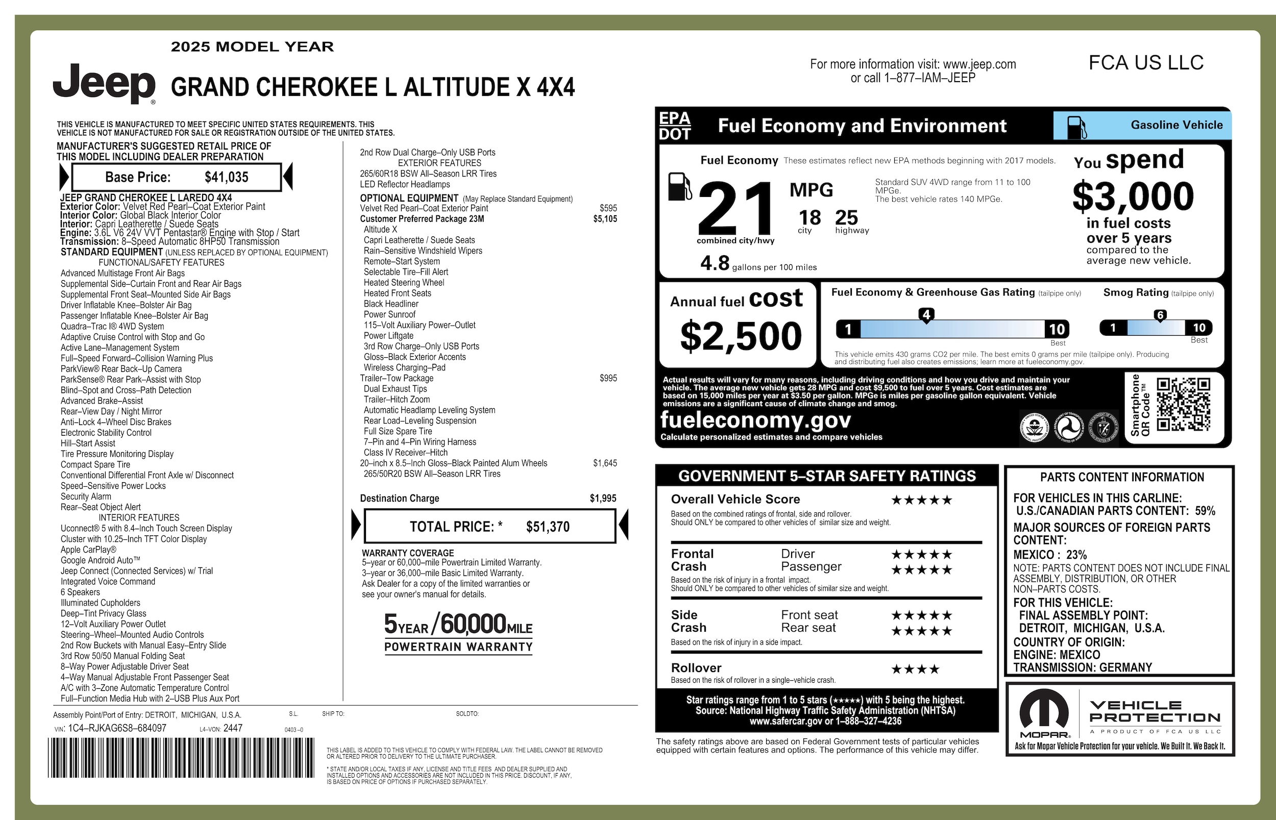 2025 Jeep Grand Cherokee L Altitude - Photo 44