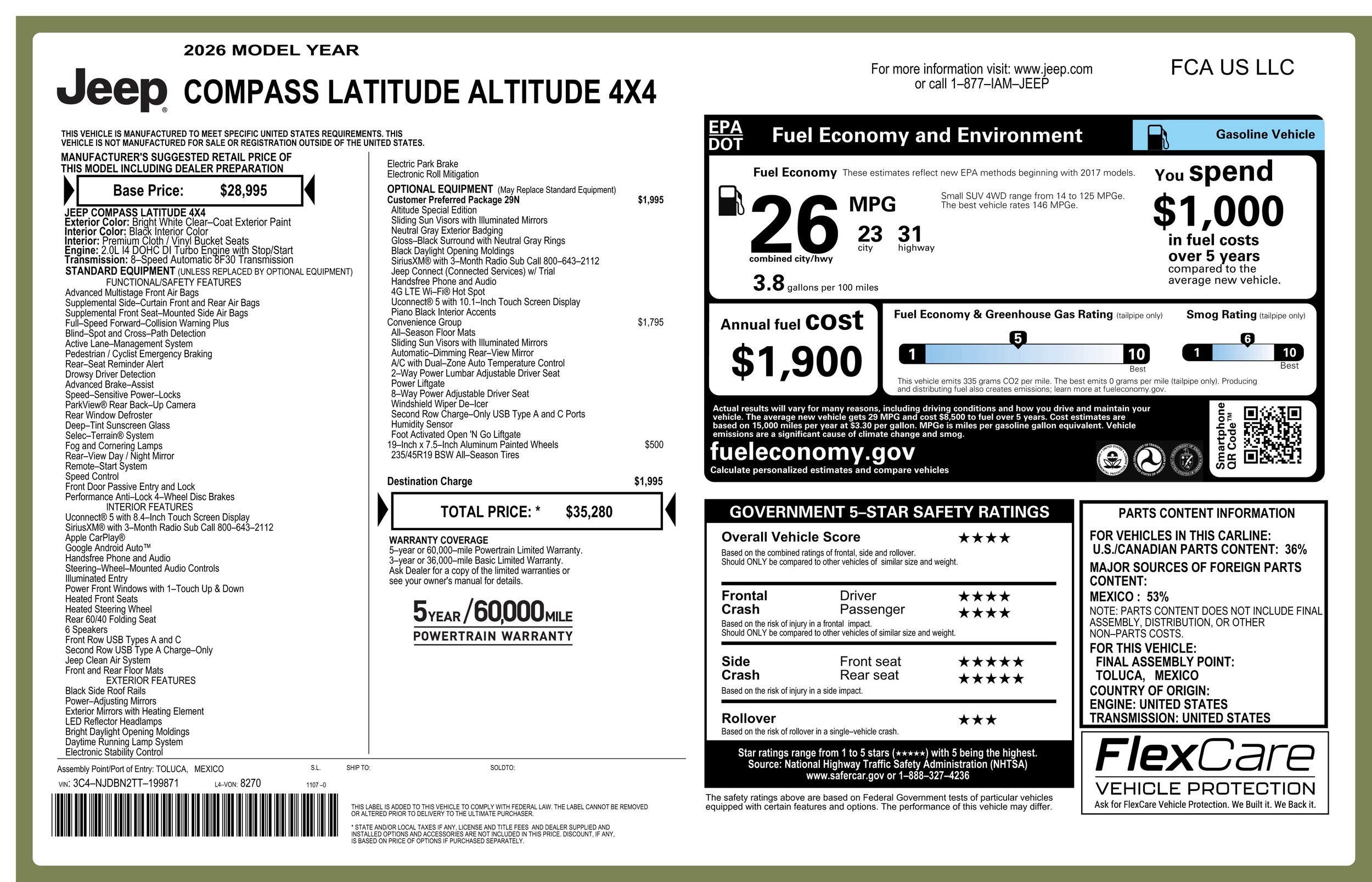 2026 Jeep Compass Latitude Altitude - Photo 39