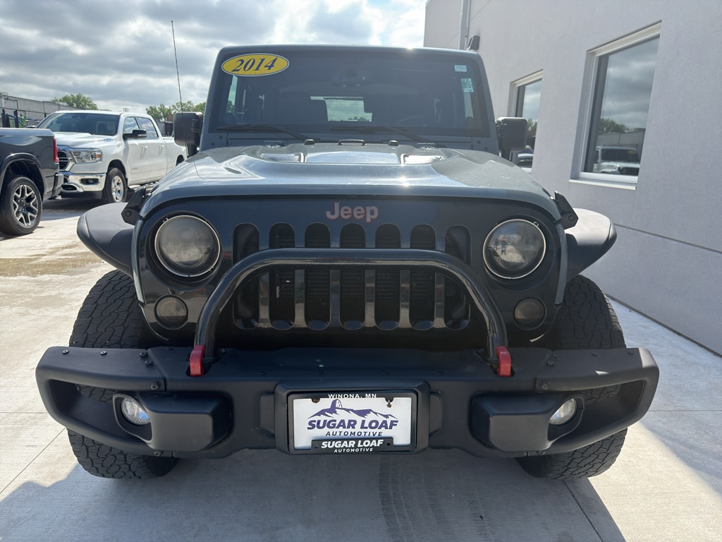 Used 2014 Jeep Wrangler Rubicon with VIN 1C4BJWCG4EL214058 for sale in Winona, Minnesota