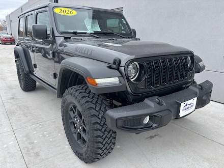 2026 Jeep Wrangler 4-DOOR WILLYS Sport Utility