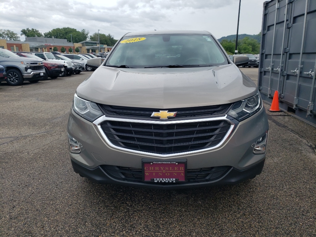 Used 2018 Chevrolet Equinox LT with VIN 3GNAXUEU9JL160490 for sale in Winona, Minnesota