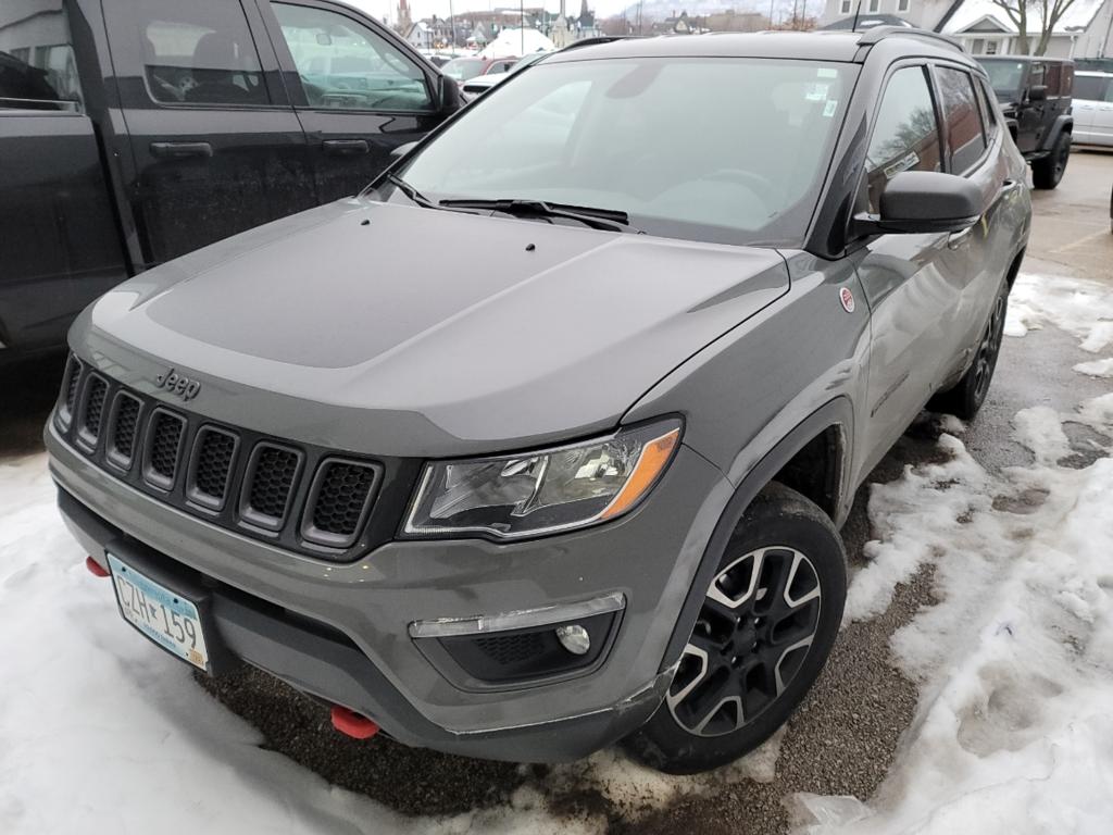 Used 2019 Jeep Compass Trailhawk with VIN 3C4NJDDB4KT668198 for sale in Winona, Minnesota