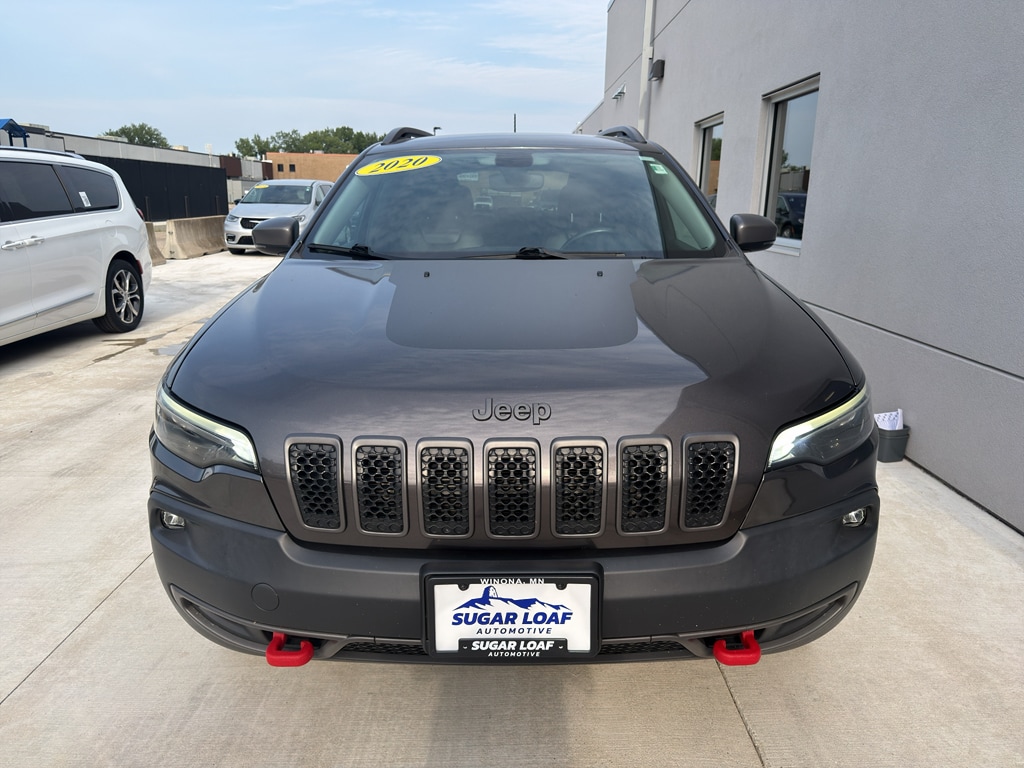 Used 2020 Jeep Cherokee Trailhawk with VIN 1C4PJMBX0LD570459 for sale in Winona, Minnesota