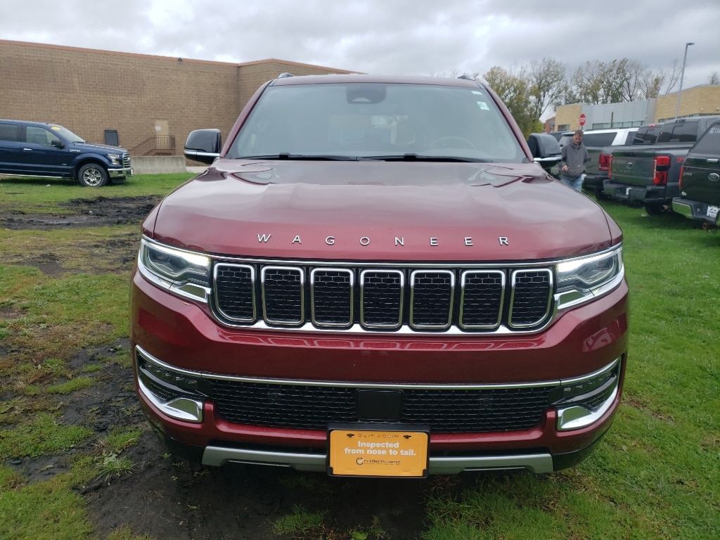Certified 2023 Jeep Wagoneer L Series II with VIN 1C4SJSBP8PS568278 for sale in Winona, Minnesota