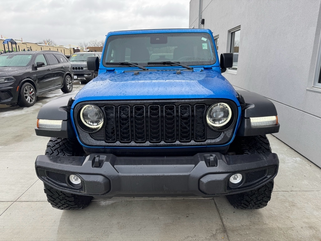 Certified 2024 Jeep Wrangler 4-Door Willys with VIN 1C4PJXDG5RW324227 for sale in Winona, Minnesota