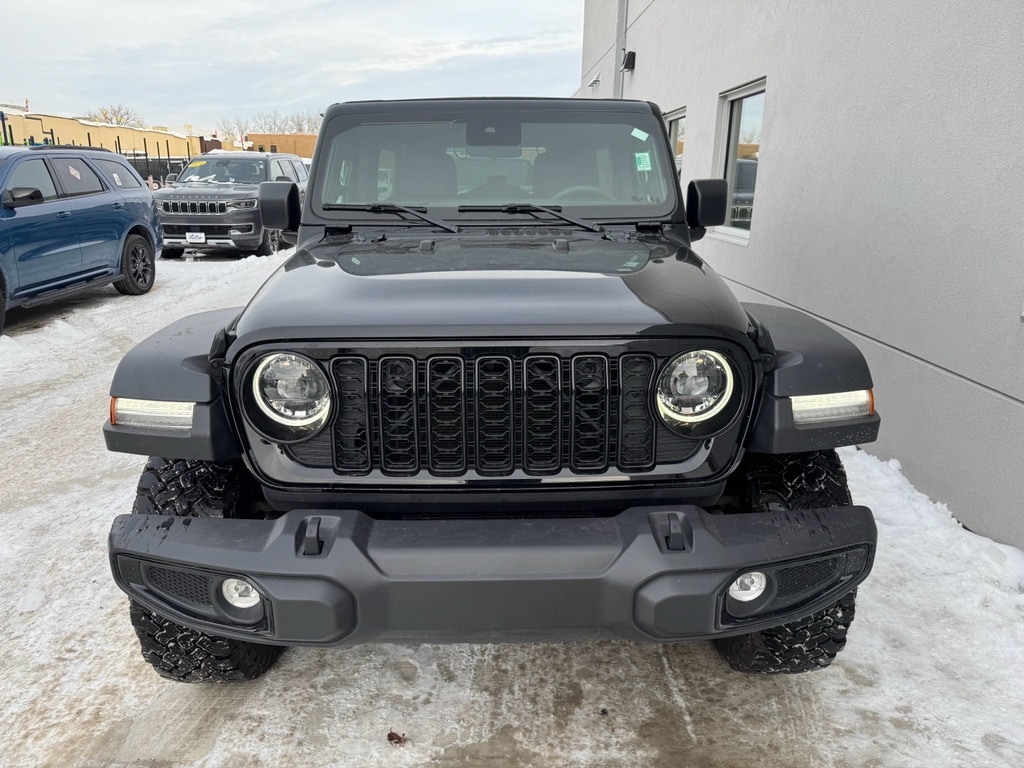 Certified 2024 Jeep Wrangler 4-Door Willys with VIN 1C4PJXDG4RW336384 for sale in Winona, Minnesota