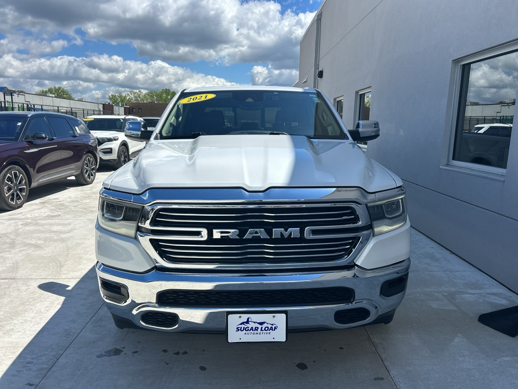 Used 2021 RAM Ram 1500 Pickup Laramie with VIN 1C6SRFJT9MN776668 for sale in Winona, Minnesota