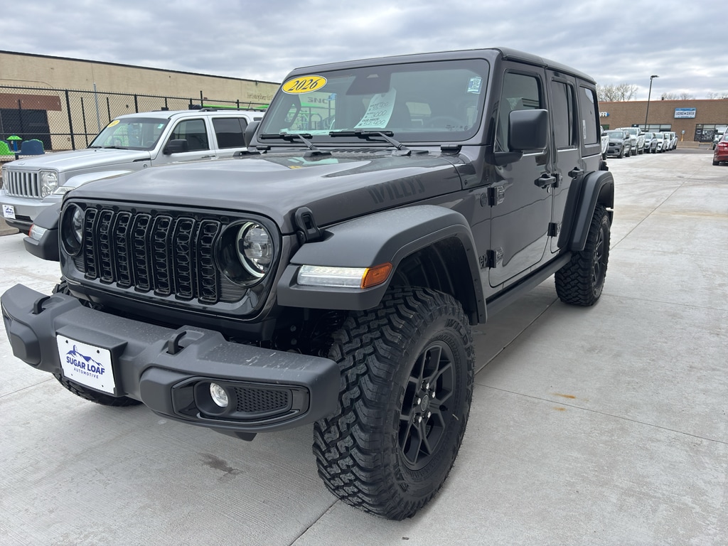 New 2026 Jeep Wrangler 4-DOOR WILLYS Sport Utility