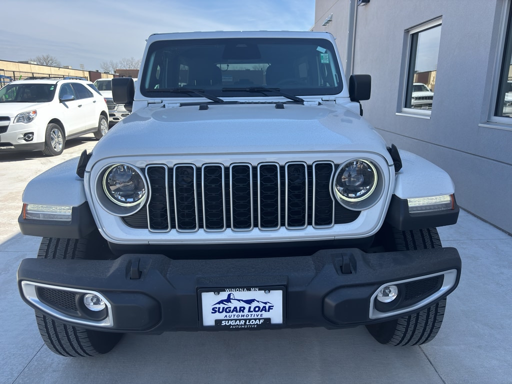 Used 2025 Jeep Wrangler 4xe Sahara 4XE with VIN 1C4RJXP6XSW599724 for sale in Winona, MN
