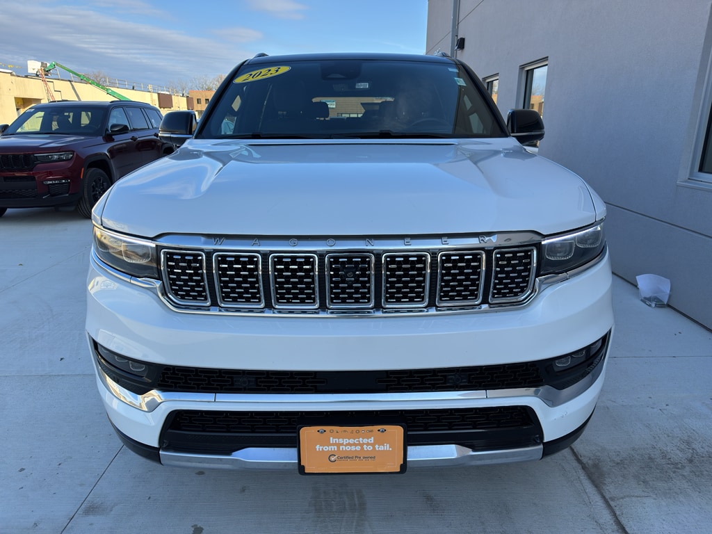 Used 2023 Jeep Grand Wagoneer Series I with VIN 1C4SJVEJ6PS511487 for sale in Winona, Minnesota