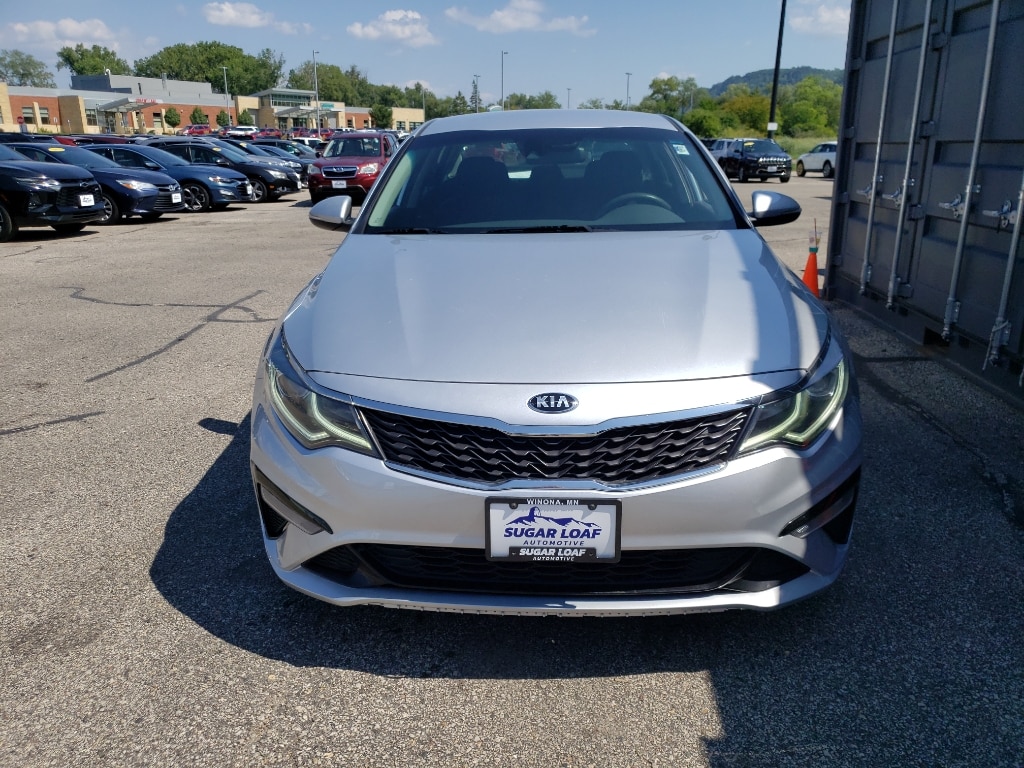 Used 2019 Kia Optima LX with VIN 5XXGT4L31KG357921 for sale in Winona, Minnesota