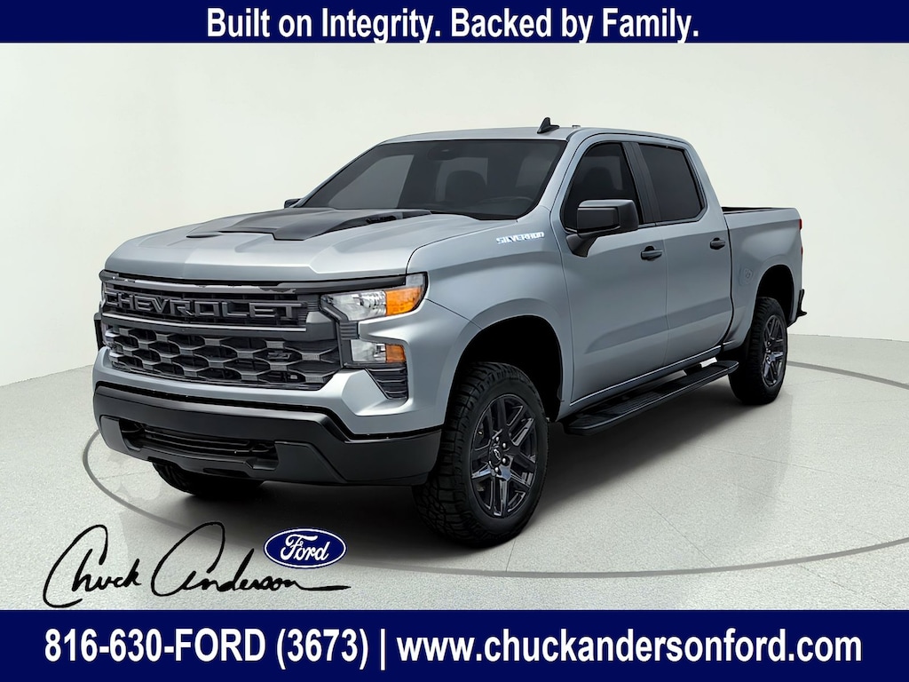 Used 2025 Chevrolet Silverado 1500 Custom Trail Boss Truck Crew Cab