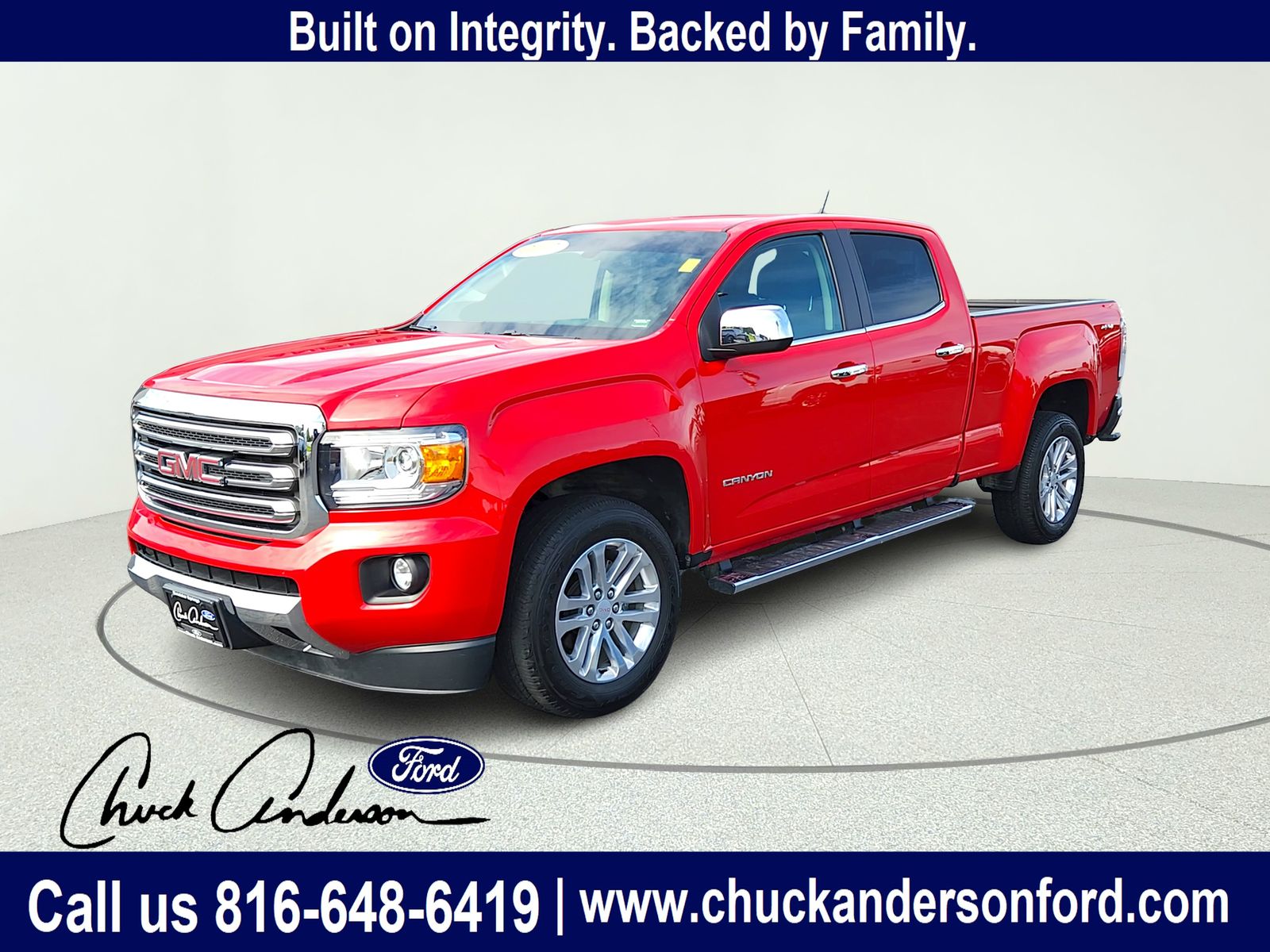 Used 2017 GMC Canyon SLT with VIN 1GTG6DEN2H1293768 for sale in Kansas City