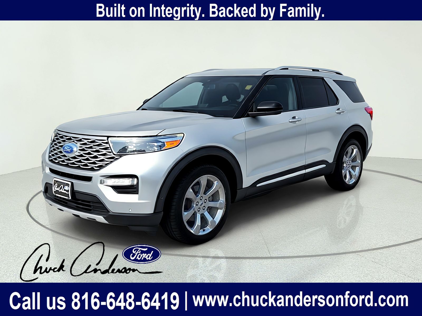 Used 2020 Ford Explorer Platinum with VIN 1FM5K8HC1LGA56193 for sale in Kansas City
