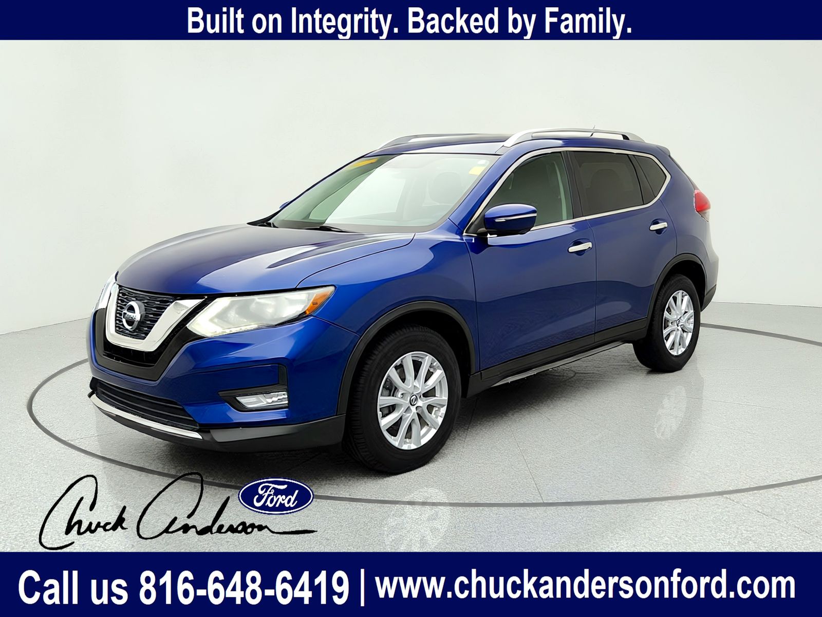 Used 2017 Nissan Rogue SV with VIN KNMAT2MV8HP562714 for sale in Kansas City