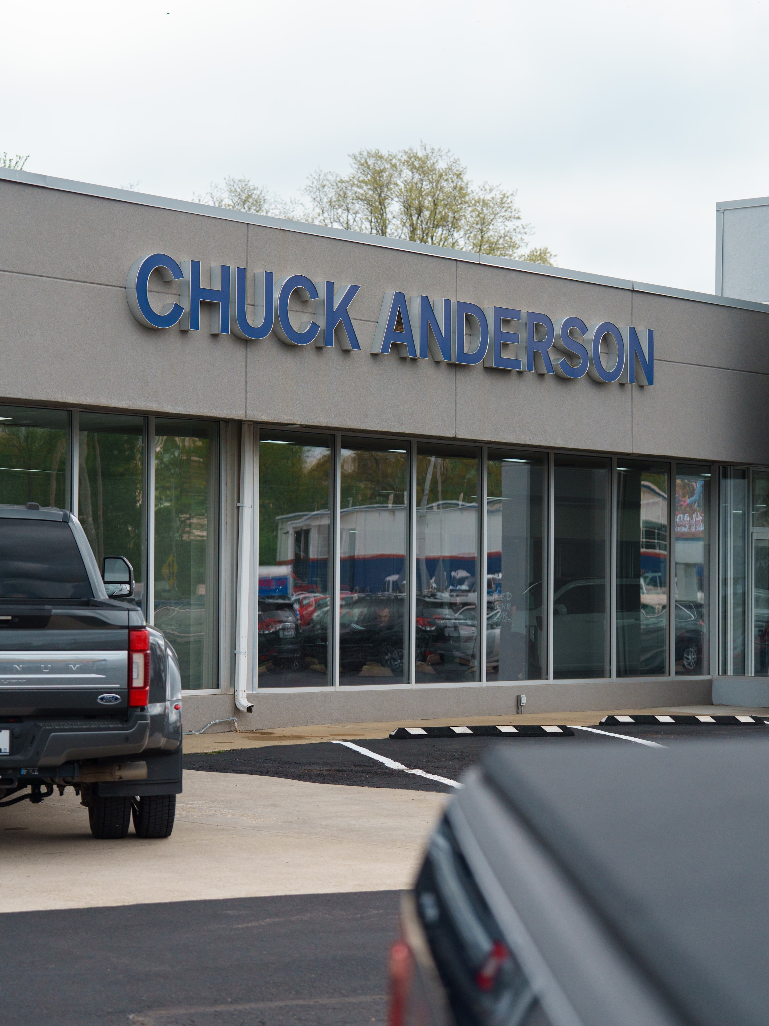 Ford vehicles at Chuck Anderson Ford in Excelsior Springs Missouri