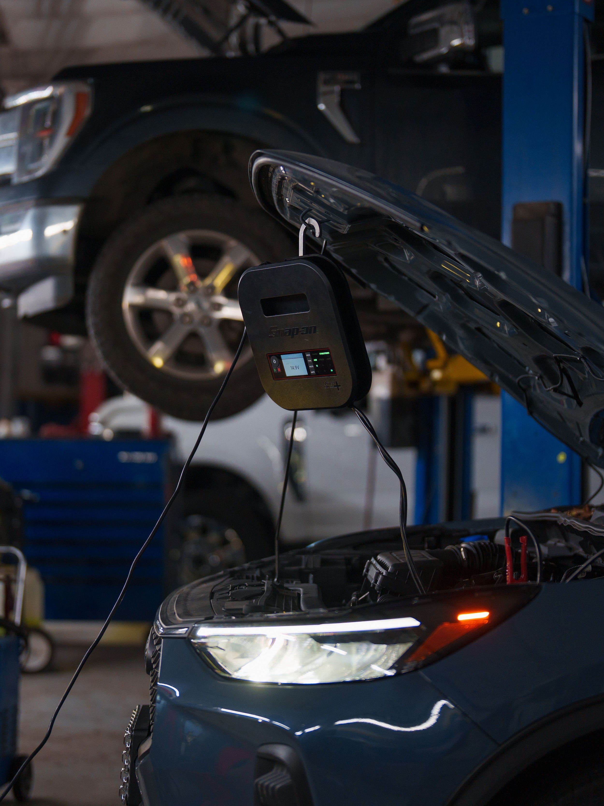 Vehicle battery and jump-start equipment