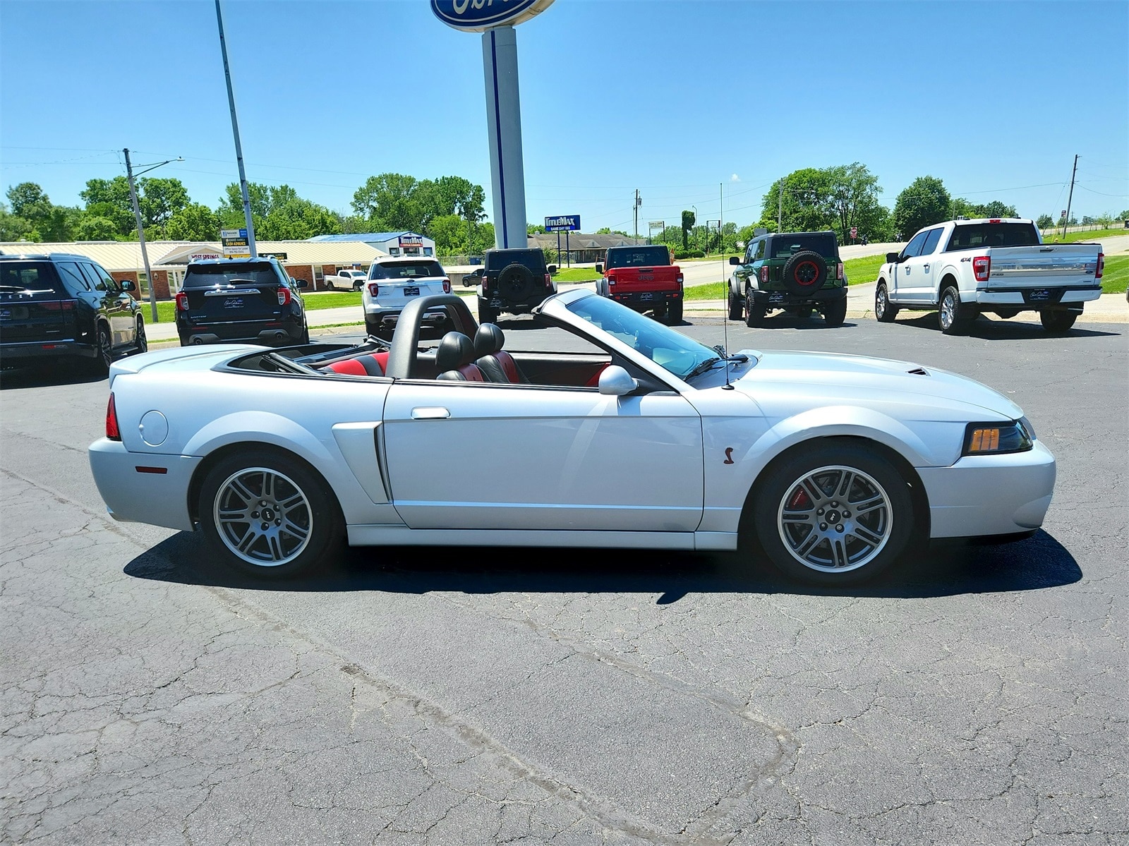 Used 2003 Ford Mustang Cobra SVT 10th Anniversary with VIN 1FAFP49Y83F438455 for sale in Kansas City
