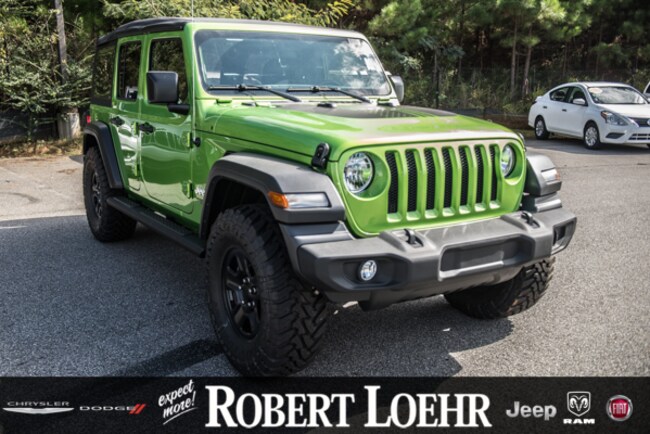 New 2018 Jeep Wrangler Unlimited Sport 4x4 In Cartersville Ga