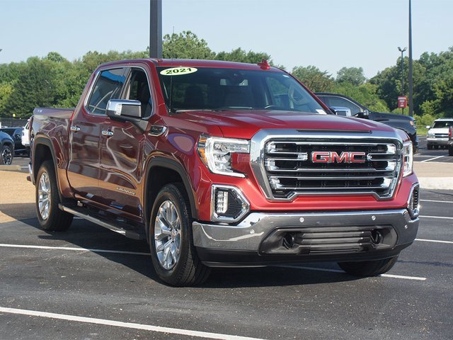 Used 2021 GMC Sierra 1500 SLT with VIN 3GTU9DEDXMG215915 for sale in Memphis, TN