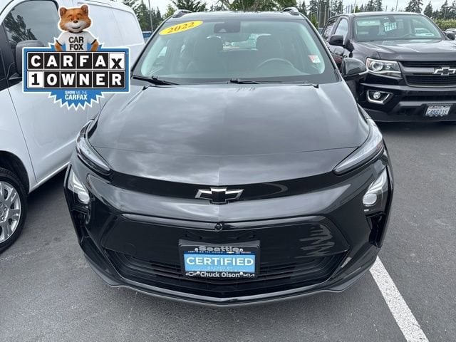 Certified 2022 Chevrolet Bolt EUV Premier with VIN 1G1FZ6S02N4134341 for sale in Shoreline, WA