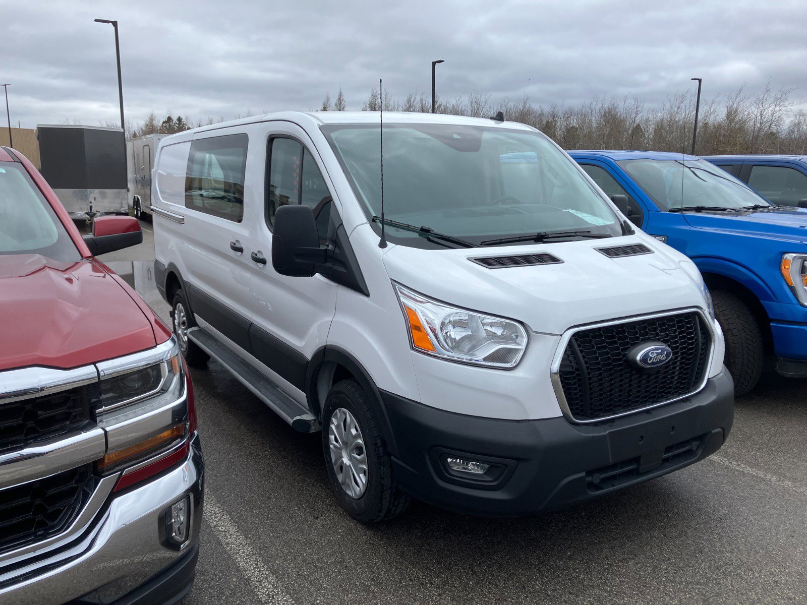 Used 2022 Ford Transit Van Base with VIN 1FTBR1Y89NKA24341 for sale in Manistique, MI