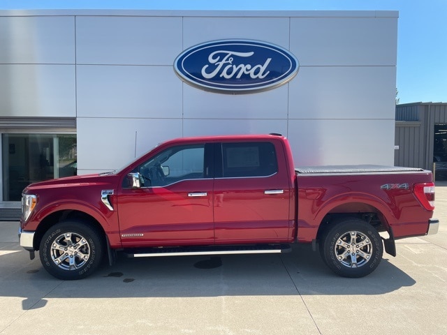 Used 2021 Ford F-150 Lariat with VIN 1FTFW1ED9MFC95595 for sale in New Ulm, Minnesota