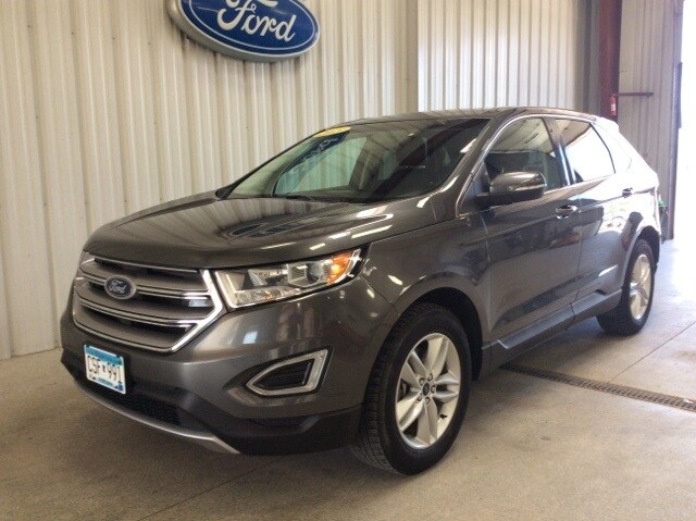 Used 2015 Ford Edge SEL with VIN 2FMPK4J98FBB77654 for sale in New Ulm, Minnesota