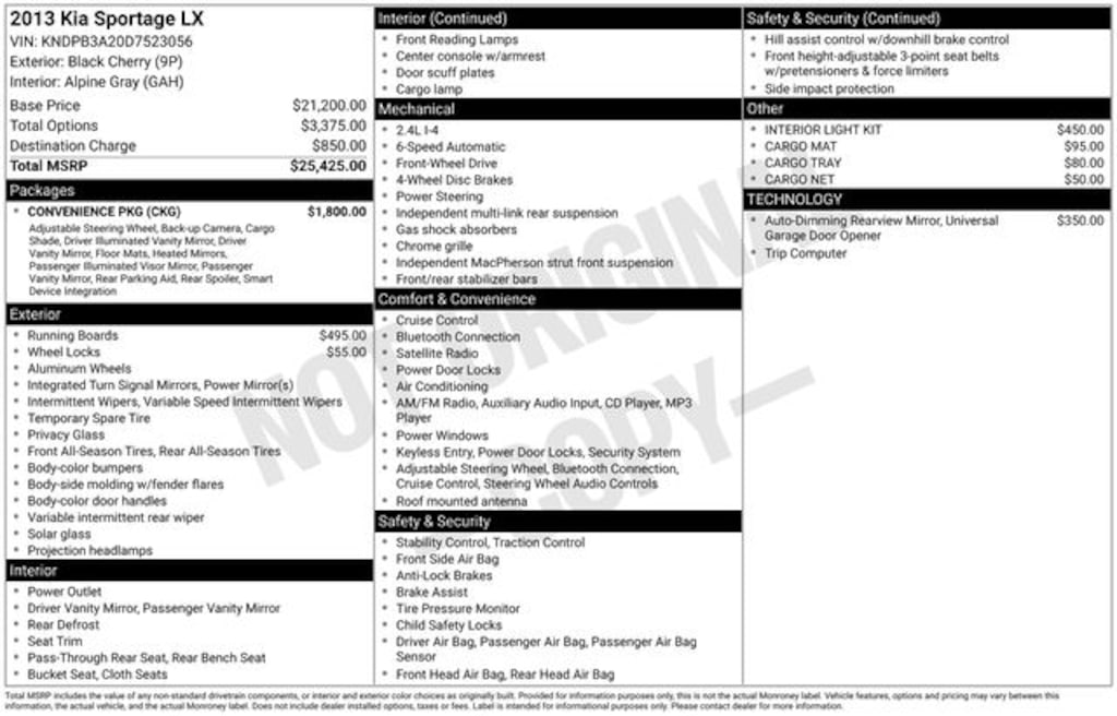 Used 2013 Kia Sportage LX SUV