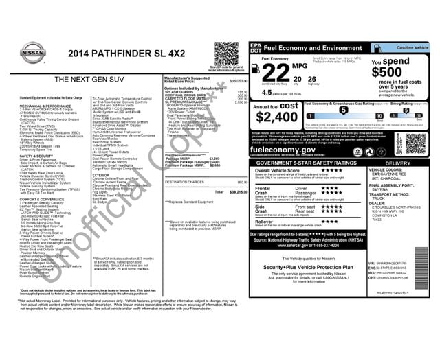 Used 2014 Nissan Pathfinder SL with VIN 5N1AR2MN2EC675765 for sale in Bay Minette, AL