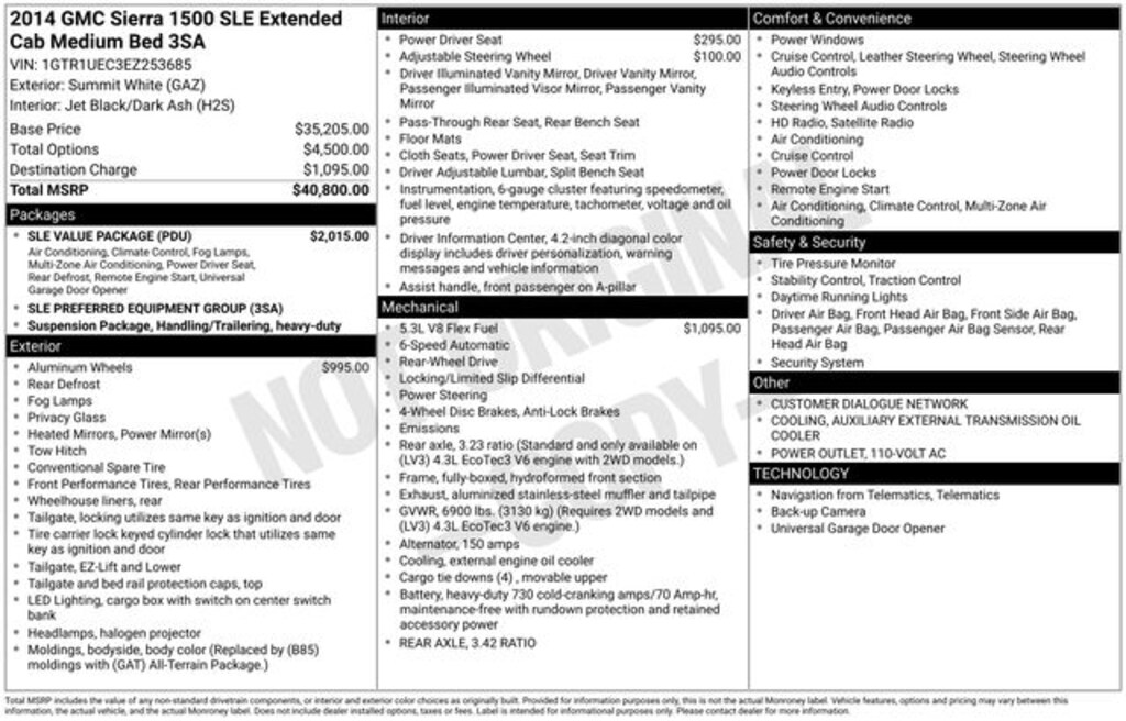 Used 2014 GMC Sierra 1500 SLE Truck