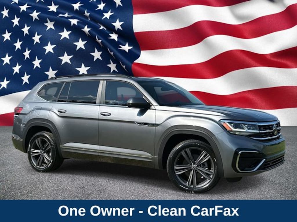 Used 2021 Volkswagen Atlas 3.6L V6 SE w/Technology R-Line SUV