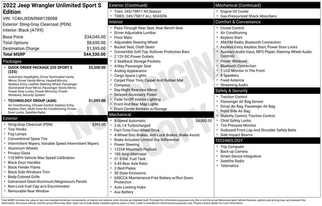 2022 Jeep Wrangler Unlimited Sport S - Photo 35