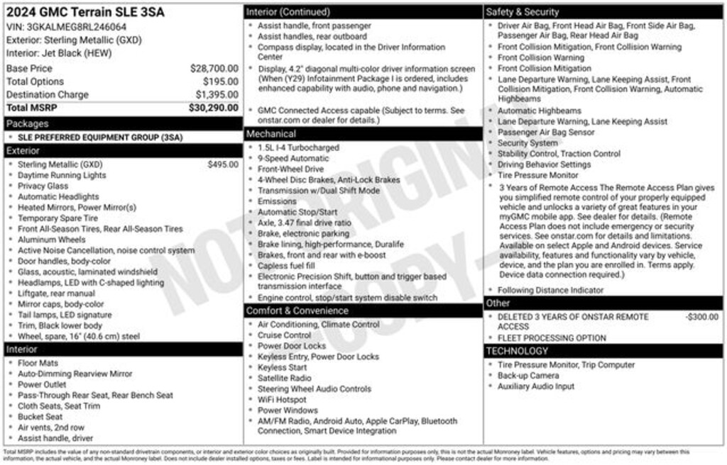 Used 2024 GMC Terrain SLE SUV