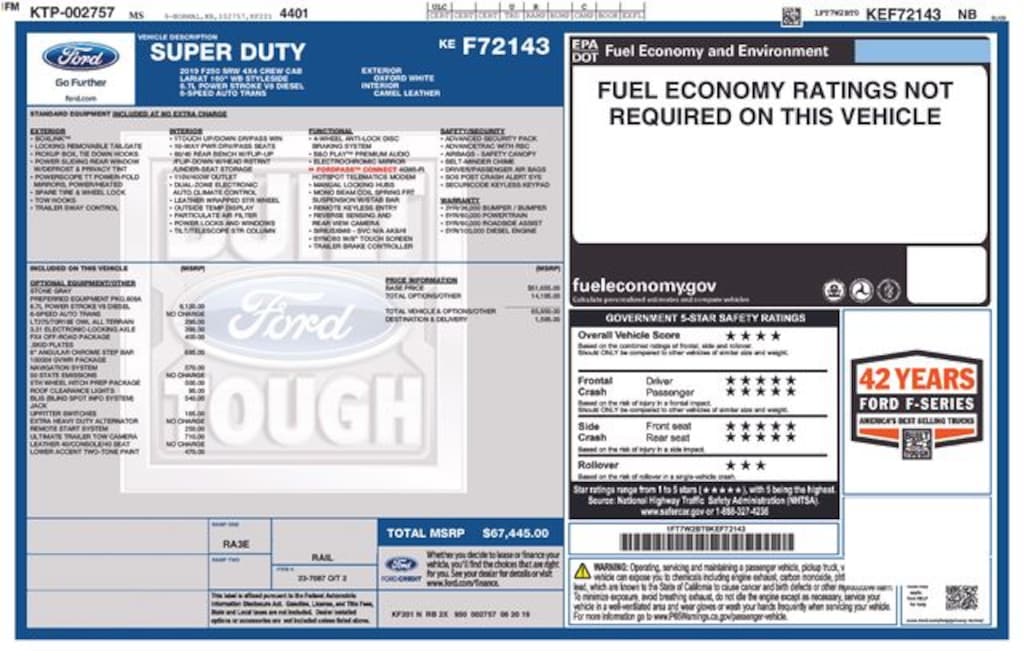 Used 2019 Ford F-250SD Lariat Truck