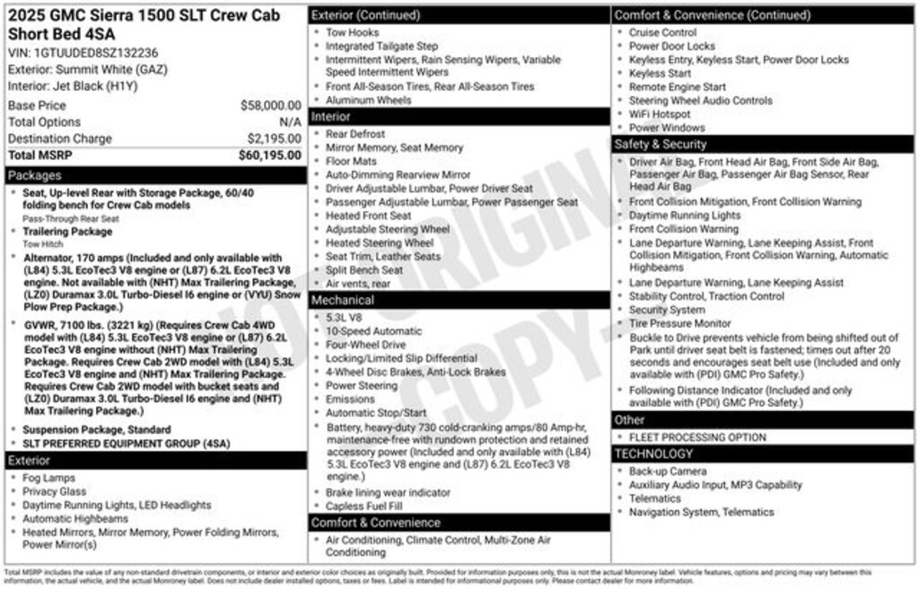 Used 2025 GMC Sierra 1500 SLT Truck