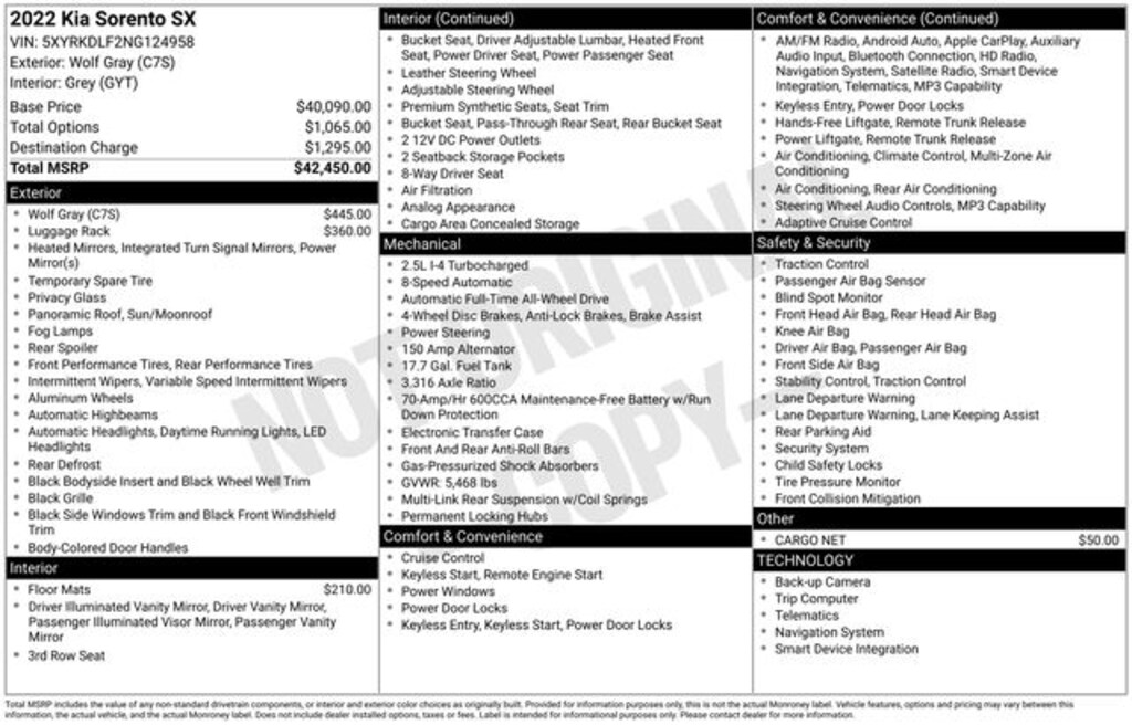 Used 2022 Kia Sorento SX SUV