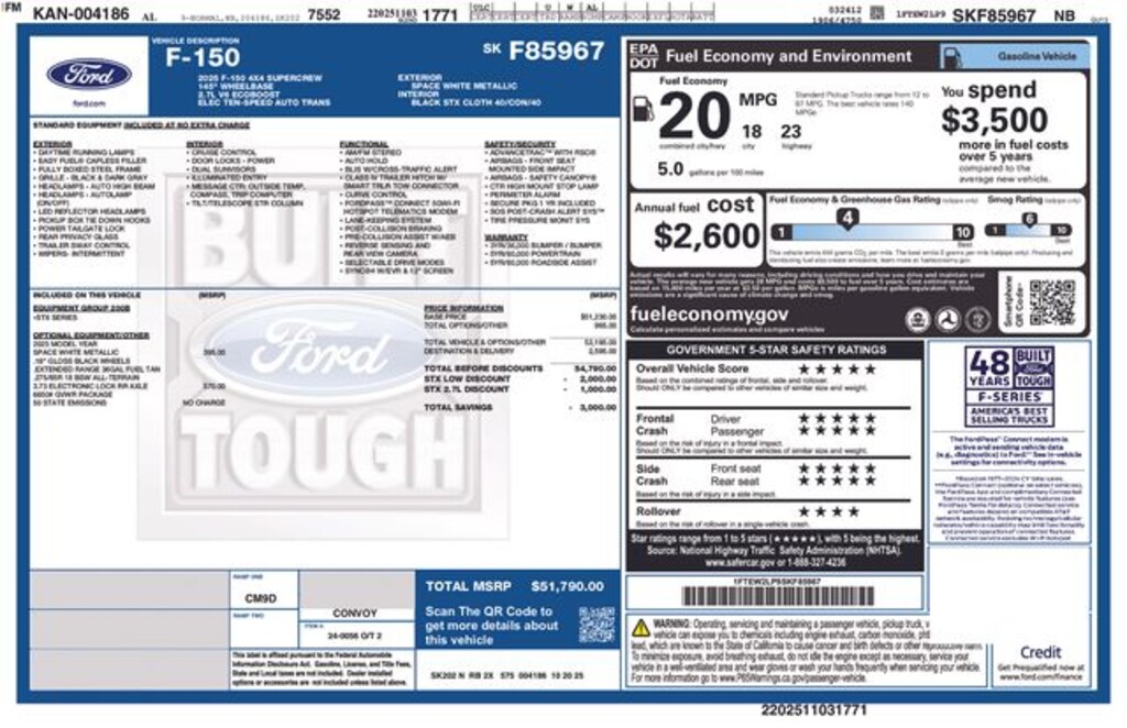 New 2025 Ford F-150 STX Truck