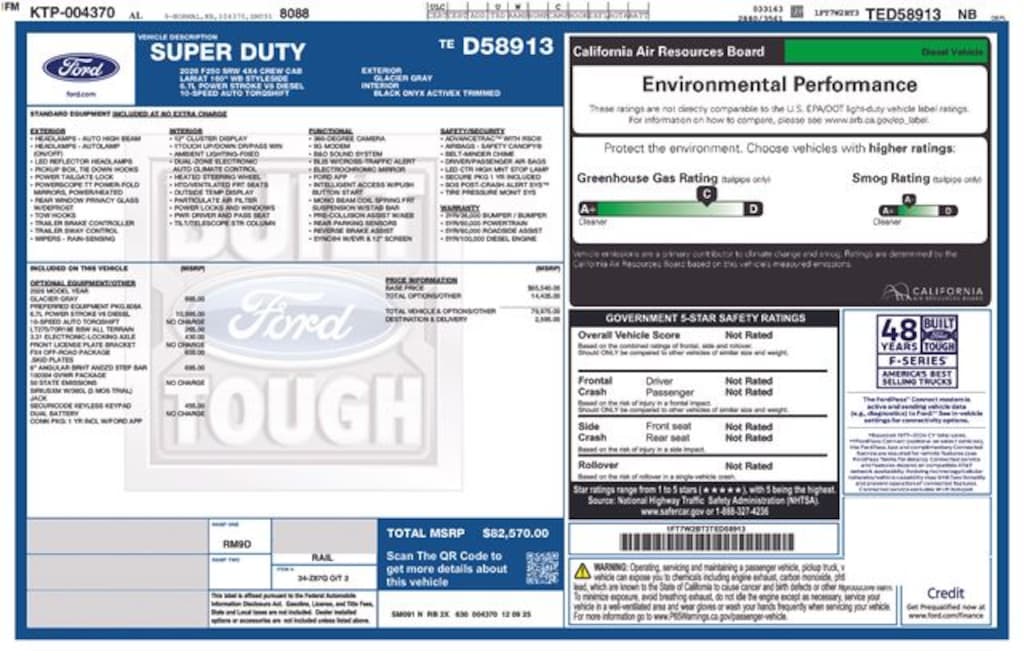 New 2026 Ford F-250SD Lariat Truck