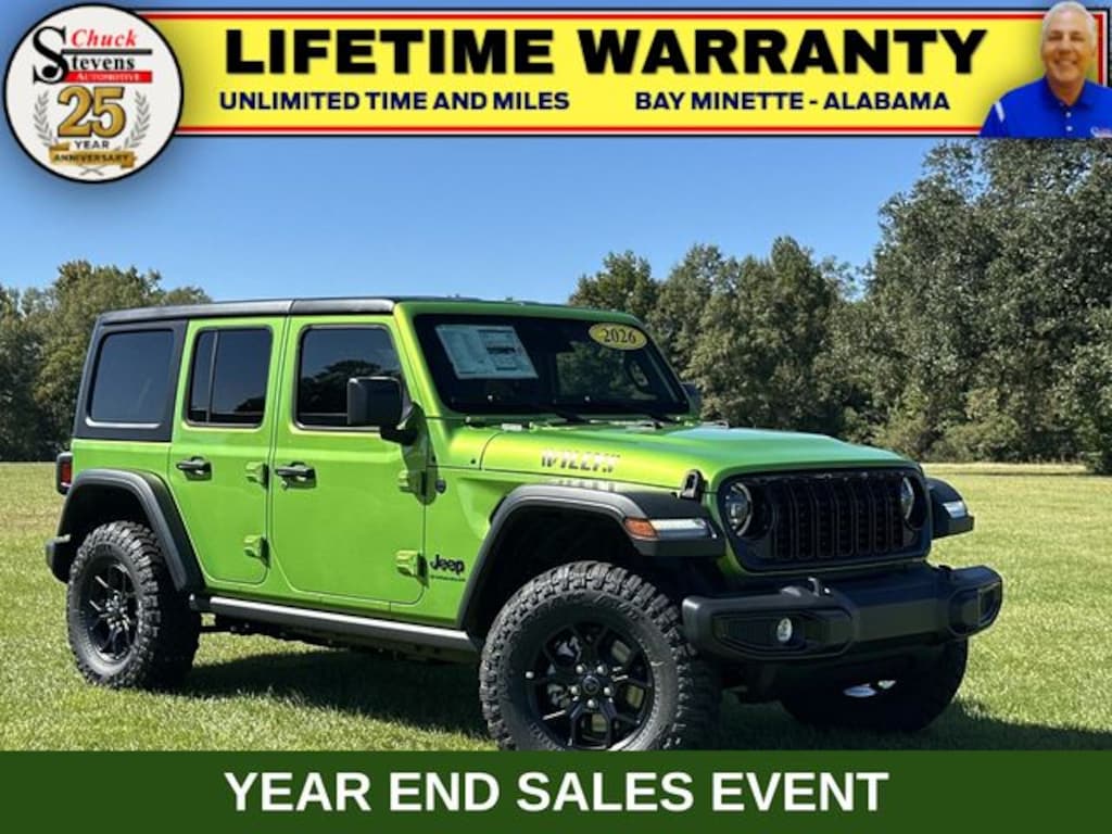 New 2026 Jeep Wrangler Willys Sport Utility