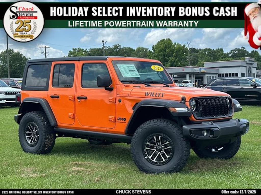 New 2025 Jeep Wrangler Willys Sport Utility