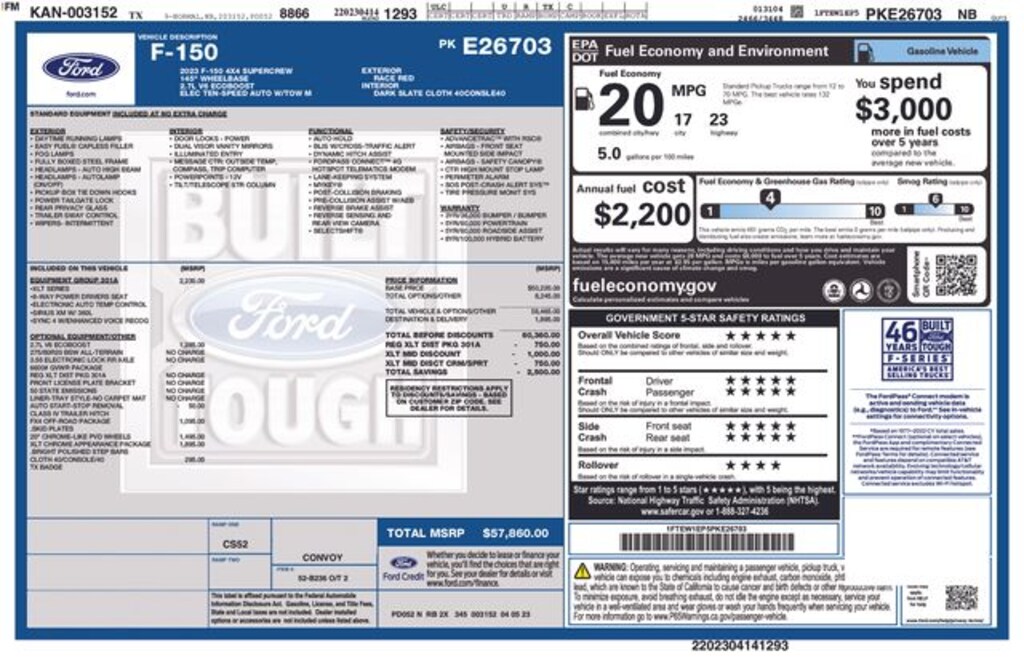 Used 2023 Ford F-150 XLT Truck