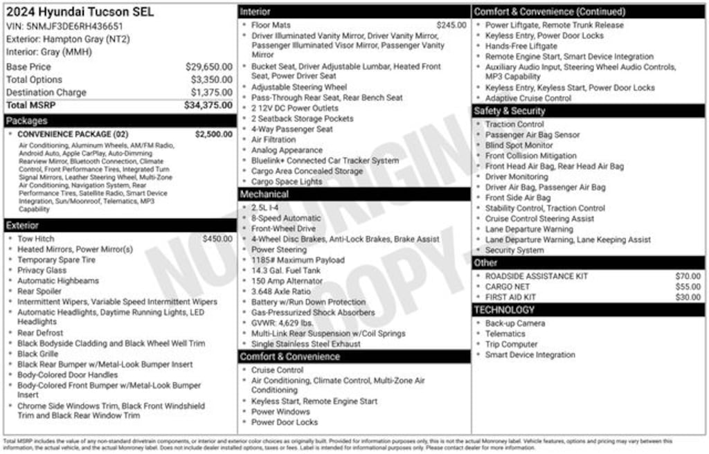 Used 2024 Hyundai Tucson SEL SUV