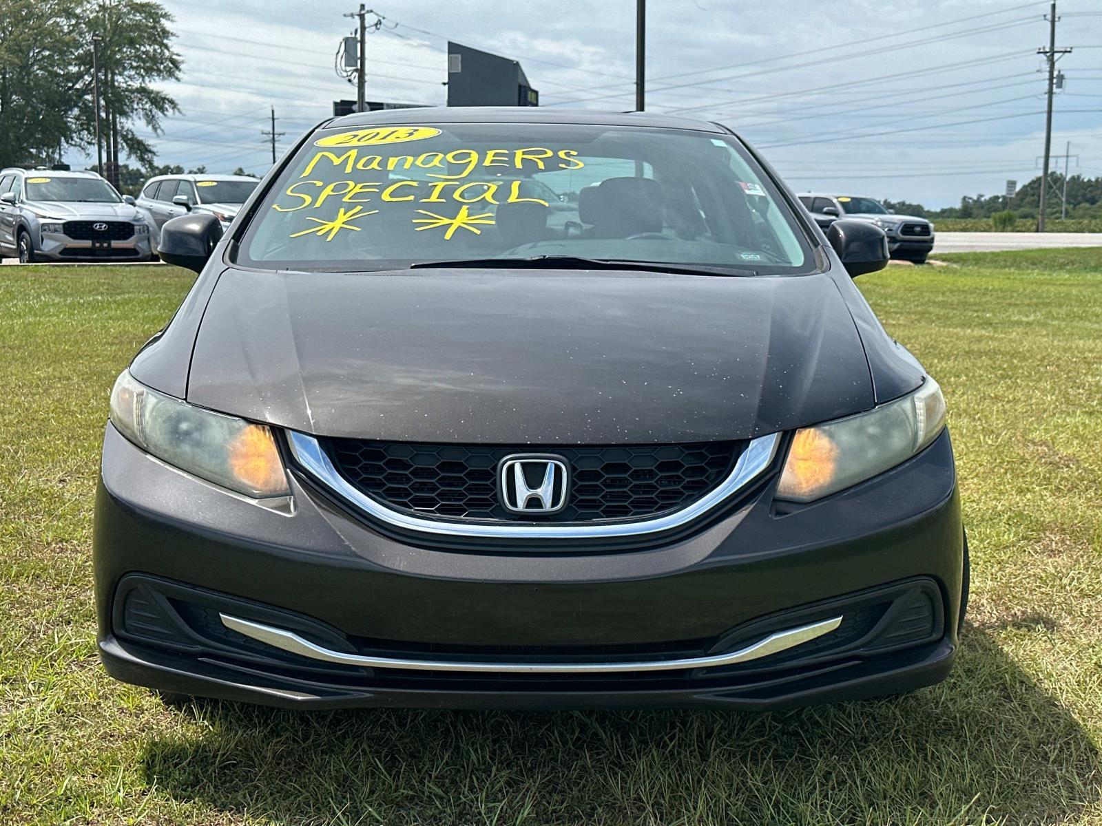 Used 2013 Honda Civic LX with VIN 19XFB2F50DE027604 for sale in Bay Minette, AL