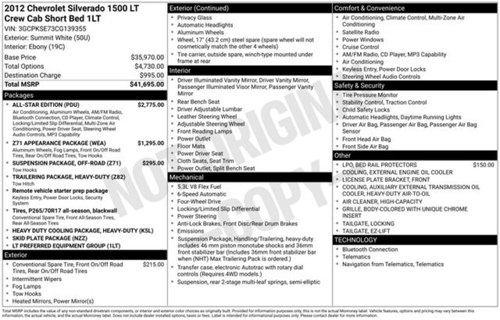 Used 2012 Chevrolet Silverado 1500 LT Truck