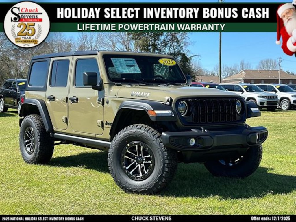 New 2025 Jeep Wrangler Willys Sport Utility
