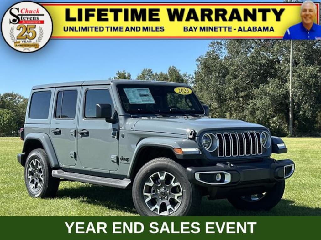 New 2026 Jeep Wrangler Sahara Sport Utility